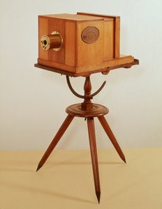 Daguerreotype camera por Alphonse Giroux de Paris (madeira)